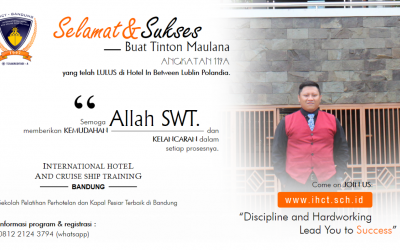Selamat & Sukses: Tinton Angkatan 119A