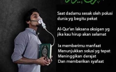 “Saat dadamu sesak oleh polusi dunia yang…”