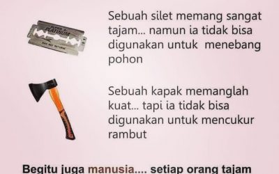 “Setiap orang tajam pada…”
