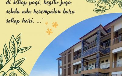 “Selalu ada mentari baru di setiap…”