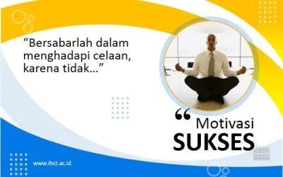 “Bersabarlah dalam menghadapi celaan, karena tidak…”