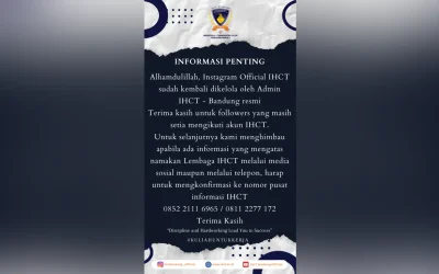 #Informasi Penting akun Medsos IHCT terkini!
