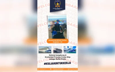 #Pernahkah kamu membayangkan bekerja di kapal pesiar??